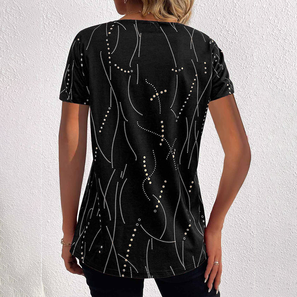 2019 Women Summer Polka Dot Turtleneck Tops And Blouses Elegant Blouse...