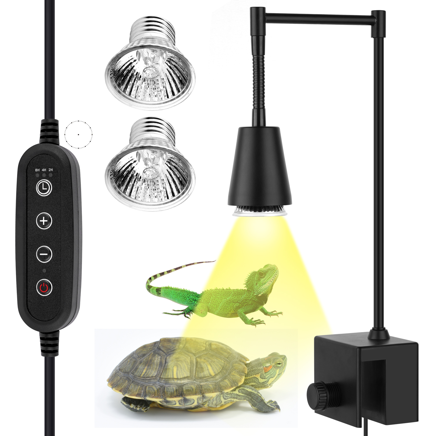 Title 3, Lampe chauffante pour reptiles UVA/UVB, ampoule...