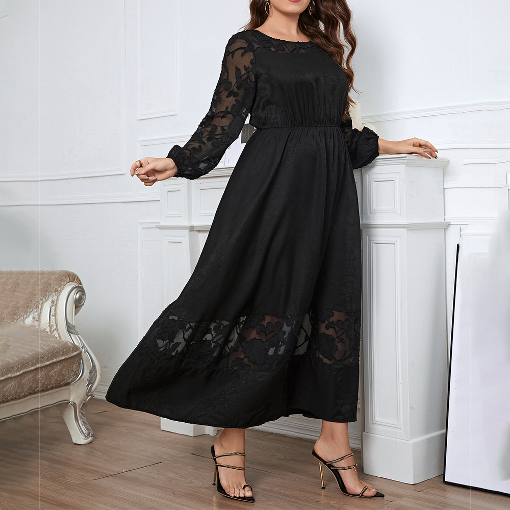 long sleeve lace tunic dress Long Sleeve V-Neck Lace Tunic Dress