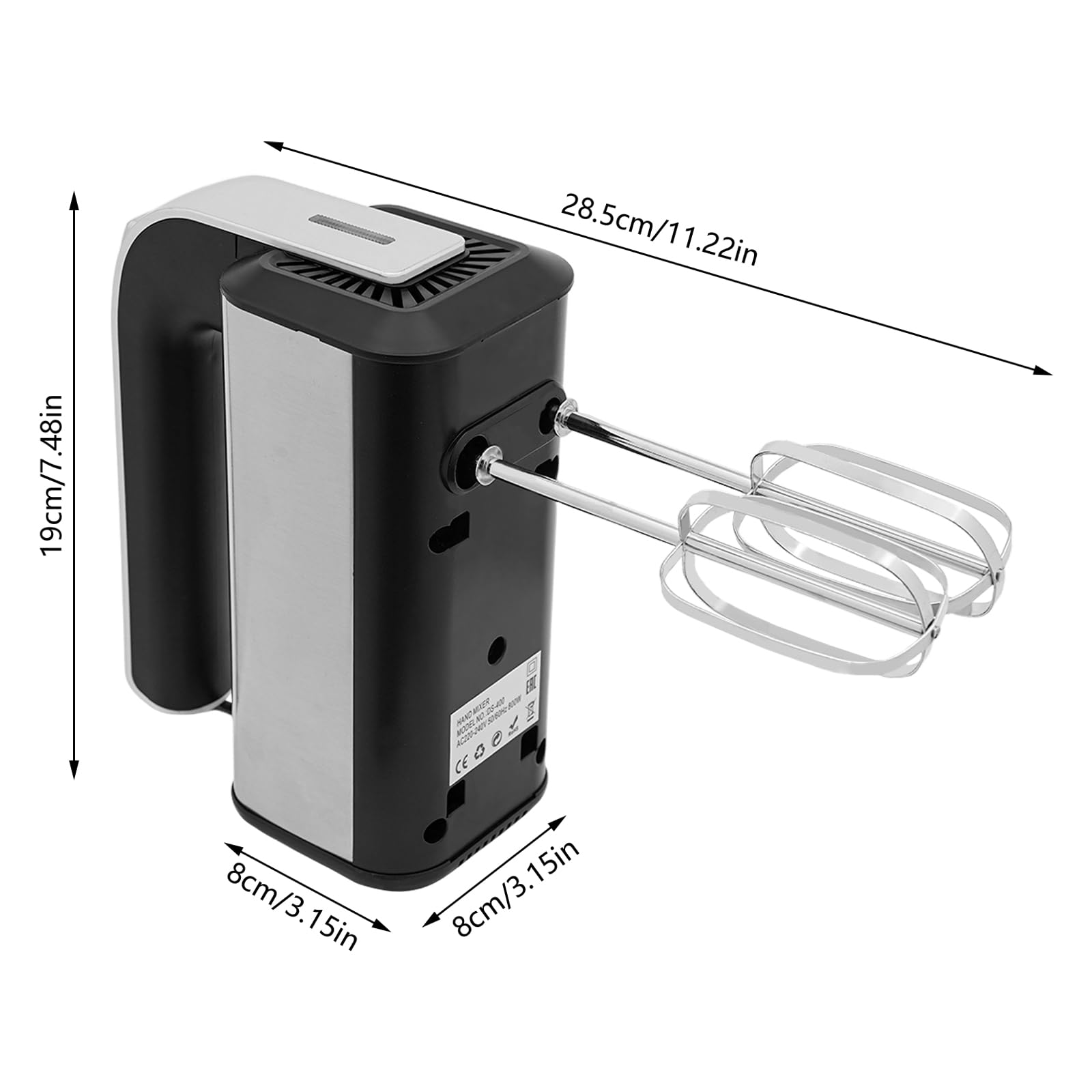 Détails techniques du Batteur Electrique Cuisine